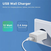 FDN USB Charger (12W) - WhiteMyBat Pro